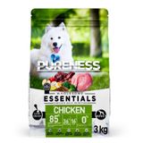 PURENESS Tavuklu Yetişkin Kuru Köpek Maması 15 kg | Tüm Irklar | Az Tahıllı | Hassas Sindirim & Eklem Sağlığı | Glukozamin & Kondroitin | Hidrolize Protein | Omega 3-6 |%85 Hayvansal Protein