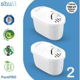 PurePro I Su Arıtma Sürahisi Filtresi (2 Adet Filtre) I Jugg ve Brita Maxtra+ Pro ile Uyumlu