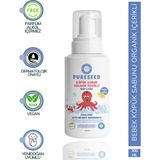 Pureseed Natural Organik İçerikli Bebek/çocuk Köpük Sabunu - Parfümsüz - 300 ml - Şeffaf