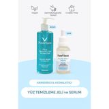 PureViana Arındırıcı & Aydınlatıcı Cilt Bakım Seti – 2’li – Yüz Temizleme Jeli ve Serum