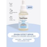 PureViana Double Effect Serum 30ML – AHA-BHA + Niacinamide + Hyaluronik Asit – Aydınlatıcı, Gözenek Sıkılaştırıcı, Ton Eşitleyici
