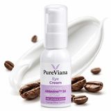 PureViana Göz Kremi 30 ml – Kafein + Peptit + Hyaluronik Asit – Morluk, Göz Altı Torbası ve İnce Çizgi Görünümüne Karşı Bakım
