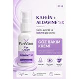Pureviana Göz Kremi 30ml Kafein + Peptit + Hyaluronik Asit Morluk, Göz Altı Torbası Ve Karşıtı