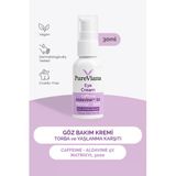 PureViana Göz Kremi 30ml – Kafein + Peptit + Hyaluronik Asit – Morluk, Göz Altı Torbası ve Kırışıklık Karşıtı