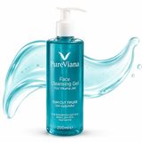 PureViana Yüz Temizleme Jeli 200ml – Aloe Vera + Niacinamide + BHA – Siyah Nokta & Akne, Gözenek Temizleyici, Sebum Dengeleyici