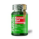 Purevits Kırmızı Kore Ginseng Korean Red Ginseng 500 Mg 60 Kapsül
