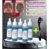 Purexpose Mavi Serum 5 Adet + Dermaroller - Açık Mavi