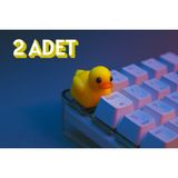 PUREYSMA Ducky Keycap – Sevimli Sarı Ördek Klavye Tuşu 3D Baskı Dekoratif Tuş – Mekanik Klavye Uyumlu