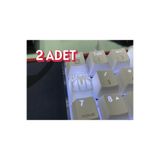 PUREYSMA Spider-Man Temalı Keycap (2'li Set) | Beyaz | Mekanik Klavye Uyumlu Özel Tuş Başlığı Seti