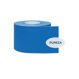 PUREZA Kinesiyolojik Bandı Mavi/Sporcu Bantı, Ağrı için Kas Bandı Su ve Ter geçirmez| 5cmx5cm