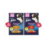 Purina 12x85 gr Felix Tavuklu Sığır Etli Pouch Yavru Kedi Maması