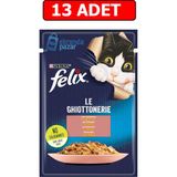 Purina 13x85 gr Felix Somonlu Yaş Kedi Maması