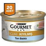 Purina 20x85 gr Gourmet Gold Kıyılmış Ton Balıklı Kedi Konserve Maması