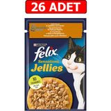 Purina 26x85 gr Felix Tavuklu Havuçlu Yaş Kedi Maması