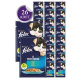 Purina Felix Ton Balıklı 26x85 GR Yaş Kedi Maması