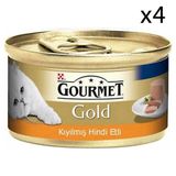Purina Gourmet Gold Kıyılmış Hindili 4x85 gr Yaş Kedi Maması