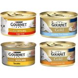 Purina Gourmet Gold Kıyılmış Karışık Lezzet Kedi Konservesi 4 adet 85gr