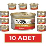 Purina Gourmet Gold Kıyılmış Sığır Etli 10x85 gr Yaş Kedi Maması