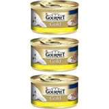Purina Gourmet Gold Kıyılmış Tavuk 3x85 gr Kedi Konserve Mama