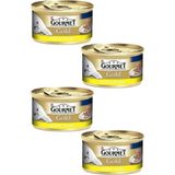Purina Gourmet Gold Kıyılmış Tavuk 4x85 gr Kedi Mama