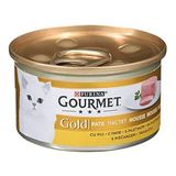 Purina Gourmet Gold Kıyılmış Tavuklu 24 Adet 85 gr Kedi Konservesi