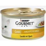 Purina Gourmet Tavuklu ve Ciğerli 85 gr