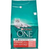 Purina One 1.5 kg Somonlu Kısır Kedi Maması Portakal Tatlı Kedi İçin Özel Formül