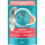Purina One Kısırlaştırılmış Kedi Maması Somon & Havuç 85 Grx5 Adet