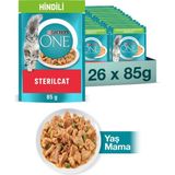 Purına One Pouch Kısır Hindi & Fasulyeli Kedi Yaş Mama 85 gr - 26
