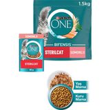 Purına One Somonlu Kısır Kedi Maması 1.5kg+Sterilcat Somon Yaş Kısır Kedi Maması 85G - 2
