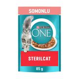 PURINA ONE Somonlu Kısırlaştırılmış Kediler İçin Yaş Kedi Maması 85 Gram