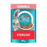 PURINA ONE Somonlu Kısırlaştırılmış Kediler İçin Yaş Kedi Maması 85 Gram