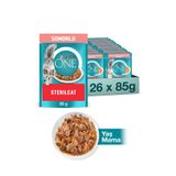 Purina One Sterilcat Somon Ve Havuçlu Yaş Kısırlaştırılmış Kedi Maması 26x85g