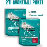 Purina One Yetişkin Sığır Etli Kedi Maması 800 Gr X 2Ad