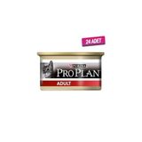 Purina Pro Plan Adult Tavuk Etli Konserve Kedi Maması, 85 gr, 24 Adet
