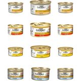 Purina Pro Plan Gourmet Gold Kıyılmış Karışık 12x85 gr Konserve Kedi Maması