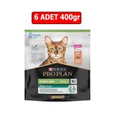 Purina Pro Plan Sterilised Adult Kısır Kedi Maması, Somon, 400 gr, 6 Adet