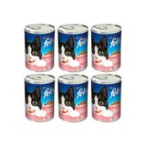 Purina Somonlu Ve Alabalıklı Konserve Yaş Kedi Maması 400 gr X 6 Adet