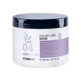 PURING 04 KeepColor Boyalı Saçlar için Keten Tohumu & E Vitaminli Renk Koruyucu Saç Maskesi 500ml