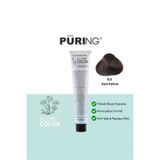 PURING Flory Color Papatya Özlü Amonyaksız Saç Boyası 100ml - 5.0 Açık Kahve (Açık Kahverengi)