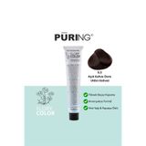 PURING Flory Color Papatya Özlü Amonyaksız Saç Boyası 100ml - 5.3 Açık Kahve Dore (Altın Kahve)