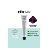 PURING Flory Color Papatya Özlü Amonyaksız Saç Boyası 100ml - 5.5 Açık Kahve Maun (Akaju Kızıl)