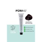 PURING Flory Color Papatya Özlü Amonyaksız Saç Boyası 100ml - 5.7 Kestane Kahve (Açık Kahverengi)