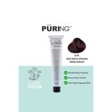 PURING Flory Color Papatya Özlü Amonyaksız Saç Boyası 100ml - 5.75 Açık Kahve Çikolata (Sütlü Kahve)