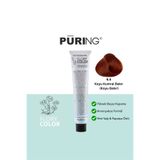 PURING Flory Color Papatya Özlü Amonyaksız Saç Boyası 100ml - 6.4 Koyu Kumral Bakır (Koyu Bakır)