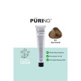 PURING Flory Color Papatya Özlü Amonyaksız Saç Boyası 100ml - 8.0 Açık Kumral (Doğal Açık Kumral)