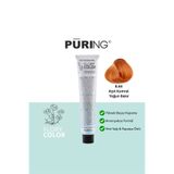PURING Flory Color Papatya Özlü Amonyaksız Saç Boyası 100ml - 8.44 Açık Kumral Yoğun Bakır