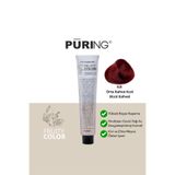 PURING Fruity Color Meyve Asitli Profesyonel Krem Saç Boyası 100ml - 4.6 Orta Kahve Kızıl (Kızıl Kahve)