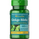 Puritans Pride Ginkgo Biloba Standardized Extract 60 Mg 120 Tablet