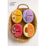 Purlavie PEKPLUS Doğal Süngerli Sabun 100GR 4'lü Paket (Mango,Lavanta,Nar,Amber katkılı)